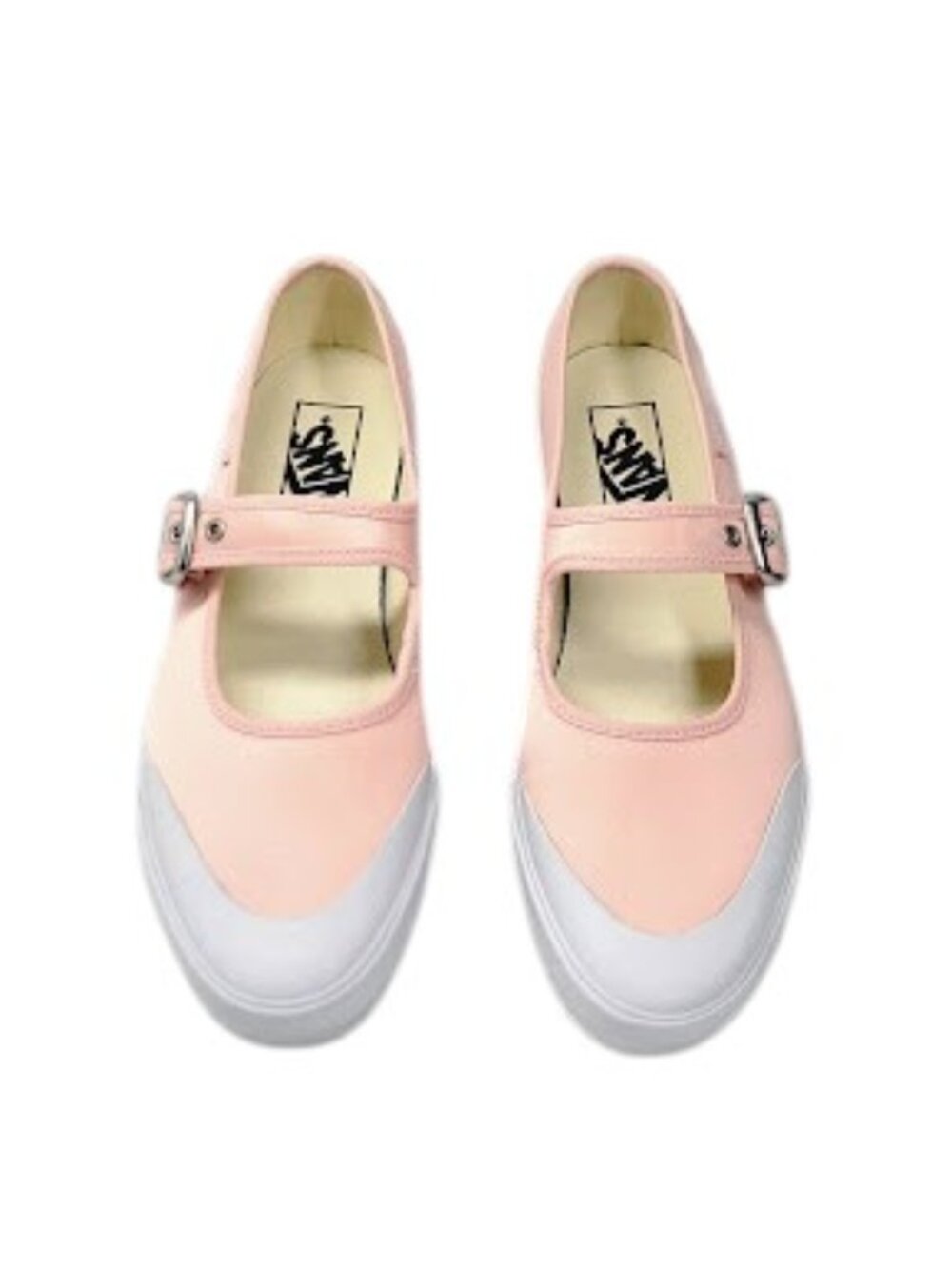 VANS Mary Jane Rose Pink Canvas Strap Sneakers Women’s 9.5 Men’s 8 NWOB - Picture 2 of 8